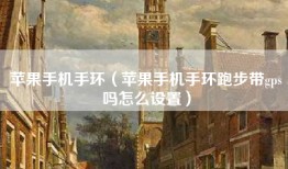 苹果手机手环（苹果手机手环跑步带gps吗怎么设置）