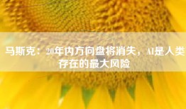 马斯克：20年内方向盘将消失，AI是人类存在的最大风险