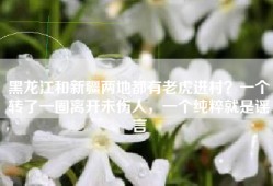 黑龙江和新疆两地都有老虎进村？一个转了一圈离开未伤人，一个纯粹就是谣言