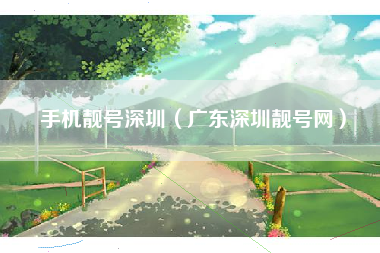 手机靓号深圳（广东深圳靓号网）
